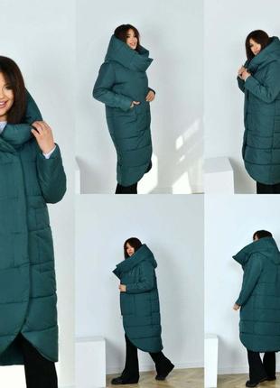 Жіноча тепла зимова куртка,пуховик,пальто,женская тёплая зимняя куртка,пуффер,стьобана,довге,пальто