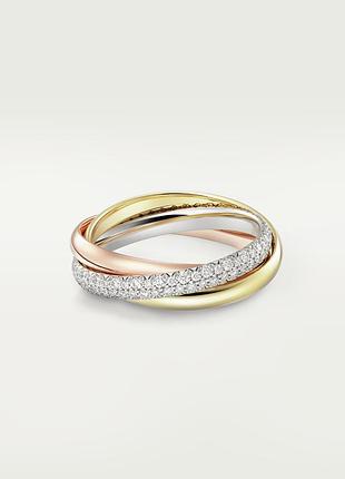 Каблучка cartier trinity