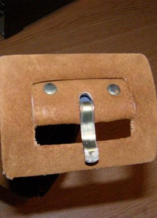 Стильный пояс ремень замшевый