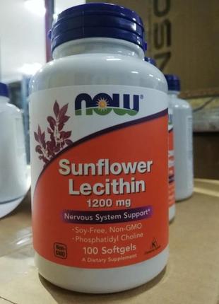 Подсолнечный лецитин, 1200 мг, сша, 100/200 шт, лецетин, лицетин, лицитин4 фото
