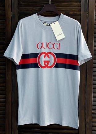 Сіра футболка ґудзики gucci2 фото