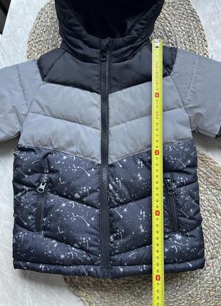 Куртка зимняя светоотражающими элеменами 1,5-2 года8 фото