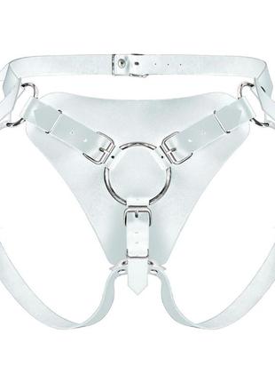 Трусы для страпона feral feelings strap-on harness white, white