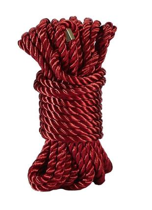 Роскошная веревка для шибари zalo bondage rope red