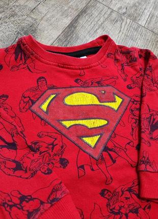 Свитшот, свитер, кофта, superman, р. 92, 2 года5 фото