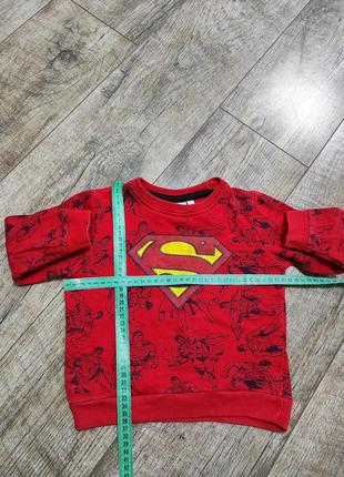 Свитшот, свитер, кофта, superman, р. 92, 2 года7 фото