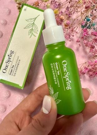 Увлажняющая сыворотка с зеленым чаем onespring green tea moisturizing essence, 30 мл