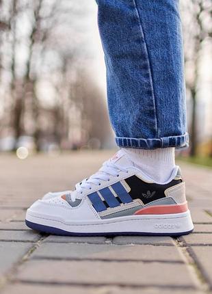 Шикарные женские стильные кроссовки "adidas forum low".