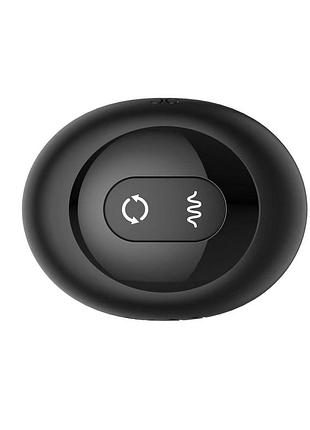 Анальная пробка nexus tornado remote control rotating butt plug - black 3