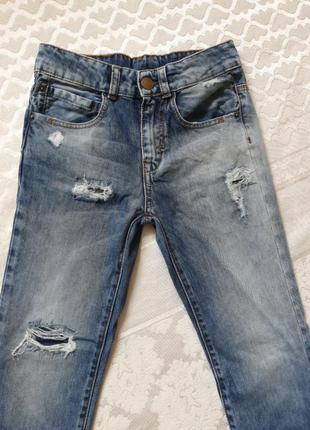 Джинси zara boys для хлопчика 7/8 років,