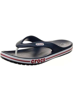 Вьетнамки crocs unisex темно-синие 48/49 eu2 фото