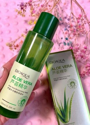 Тонер на основе алоэ вера bioaqua refresh &amp; moisture aloe vera 92% toner1 фото