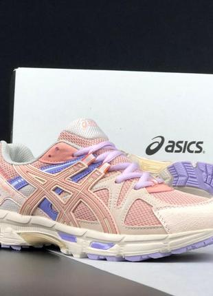 Жіночі кросівки asics gel kahana 8 сіточка рожеві фіолетові