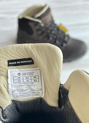 Hi-tec pro wp оригинальные кожаные надежные ботинки8 фото