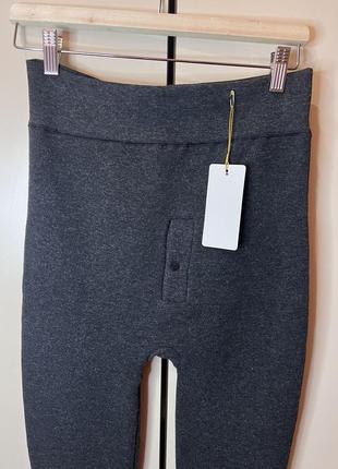 Мужские гамаши черные подштанники кальсоны на меху термо хлопок очень теплые термо размер l-xl