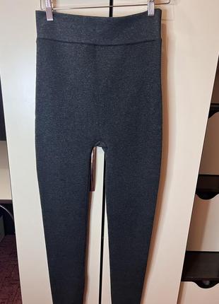 Мужские гамаши черные подштанники кальсоны на меху термо хлопок очень теплые термо размер l-xl