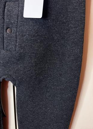 Мужские гамаши черные подштанники кальсоны на меху термо хлопок очень теплые термо размер l-xl