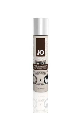 Крем-смазка с кокосовым маслом system jo coconut hybrid original (30 мл) белая