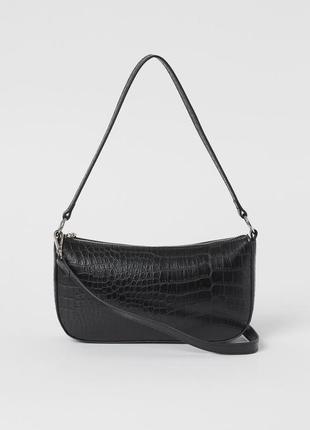 Сумка h&m small handbag crocodile