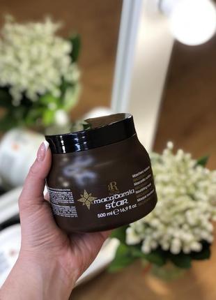 Маска для волосся з маслом макадамії і колагеном rr line macadamia star nourising mask