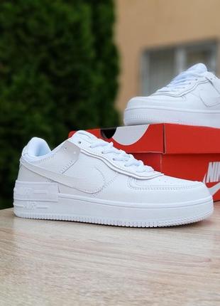 Кроссовки nike air force shadow white кросівки5 фото