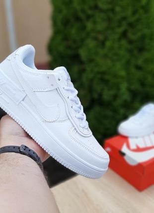 Кроссовки nike air force shadow white кросівки6 фото