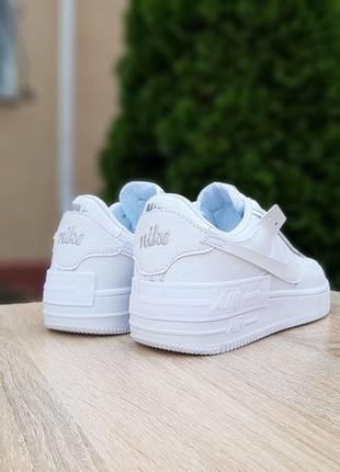 Кроссовки nike air force shadow white кросівки9 фото