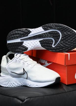 Кроссовки мужские nike legend react 3, белые (найк легенд реакт, найки, кросівки)8 фото