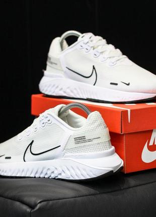 Кроссовки мужские nike legend react 3, белые (найк легенд реакт, найки, кросівки)6 фото