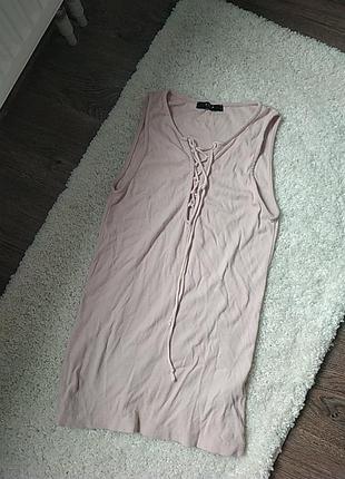 Пудровая маечка