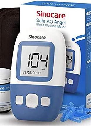 Сток глюкометр измеритель сахара в крови sinocare safe aq angel