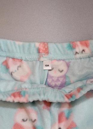 Флисовые штанишки для девочки 5