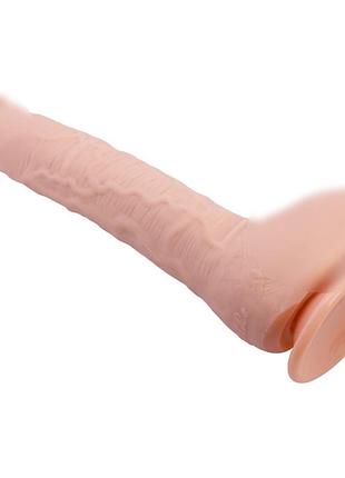 Фаллоимитатор реалистик с присоской 27 см большой фалоимитатор faloimitator beautiful dick 2