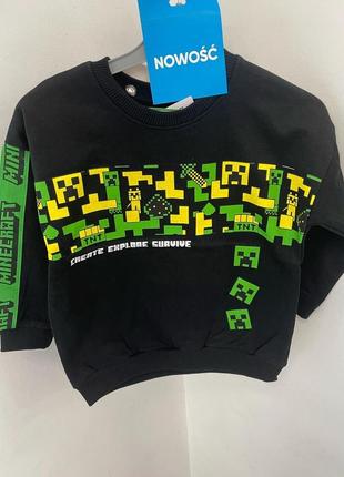 Світшот на флісі minecraft