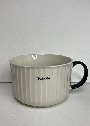 Кухоль порцеляновий twinkle 800 мл a-plus 6167 білий