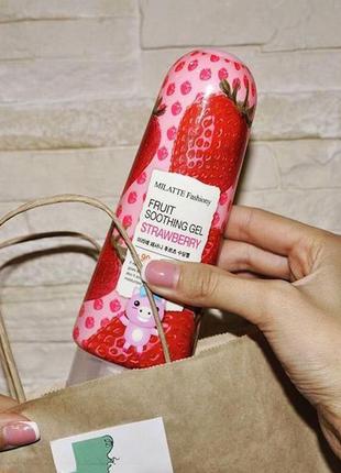 Milatte fashiony fruit soothing gel
фруктовые увлажняющие гели, 200г.1 фото