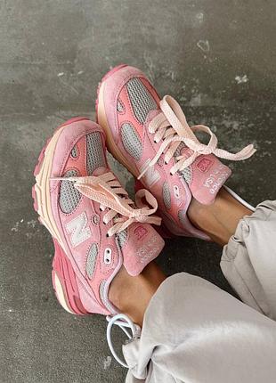 Кроссовки new balance 993 x joe freshgoods pink premium