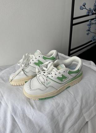 Кросівки new balance 550 white / green1 фото