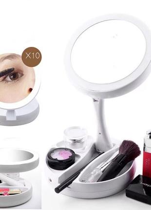 Дзеркало з підсвіткою для макіяжу led ford jin ge mirror jg-988/3158