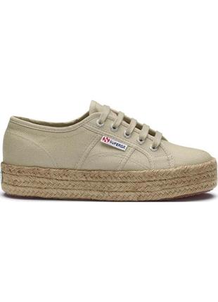 Кеды superga 2730 cotropew темно-бежевый 35.5 eu