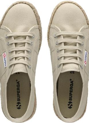 Кеды superga 2730 cotropew темно-бежевый 35.5 eu4 фото