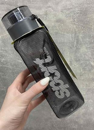 Бутылка для воды 800 мл gusto анкира gt-867 черная2 фото