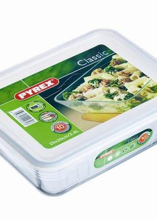 Форма 2,6 л прямоугольная для выпекания 25 х 19 х 8 см pyrex c&amp;s classic 243p0001 фото