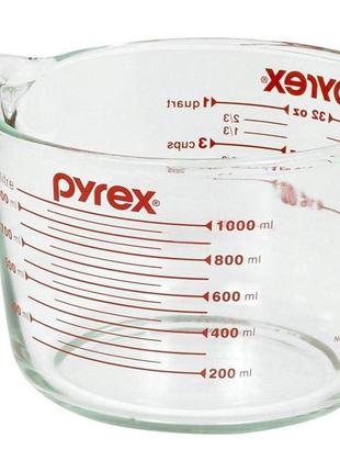 Мерный стакан стеклянный pyrex classic 1 л 264b0002 фото