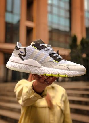 Кросівки чоловічі adidas nite jogger, бежеві (адис найт джогер, адідаси, джогери)