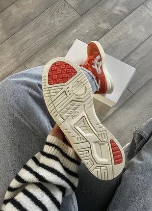 Крутейшие кроссовки asics ex89 kith orange оранжевые унисекс 36-45 р9 фото