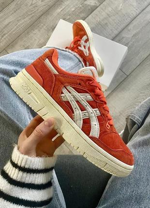 Крутезні кросівки asics ex89 kith orange помаранчеві унісекс 36-45 р1 фото