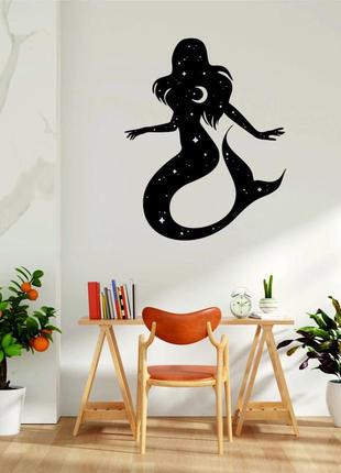 Декоративное настенное 3d панно «русалочка» декор на стену с объемом