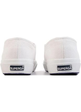 Кроссовки женские superga 2750 cotcontrastu бело-голубые 46 eu4 фото