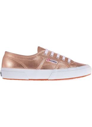 Кроссовки женские superga 2750 cotmetu розовое золото 35 eu1 фото